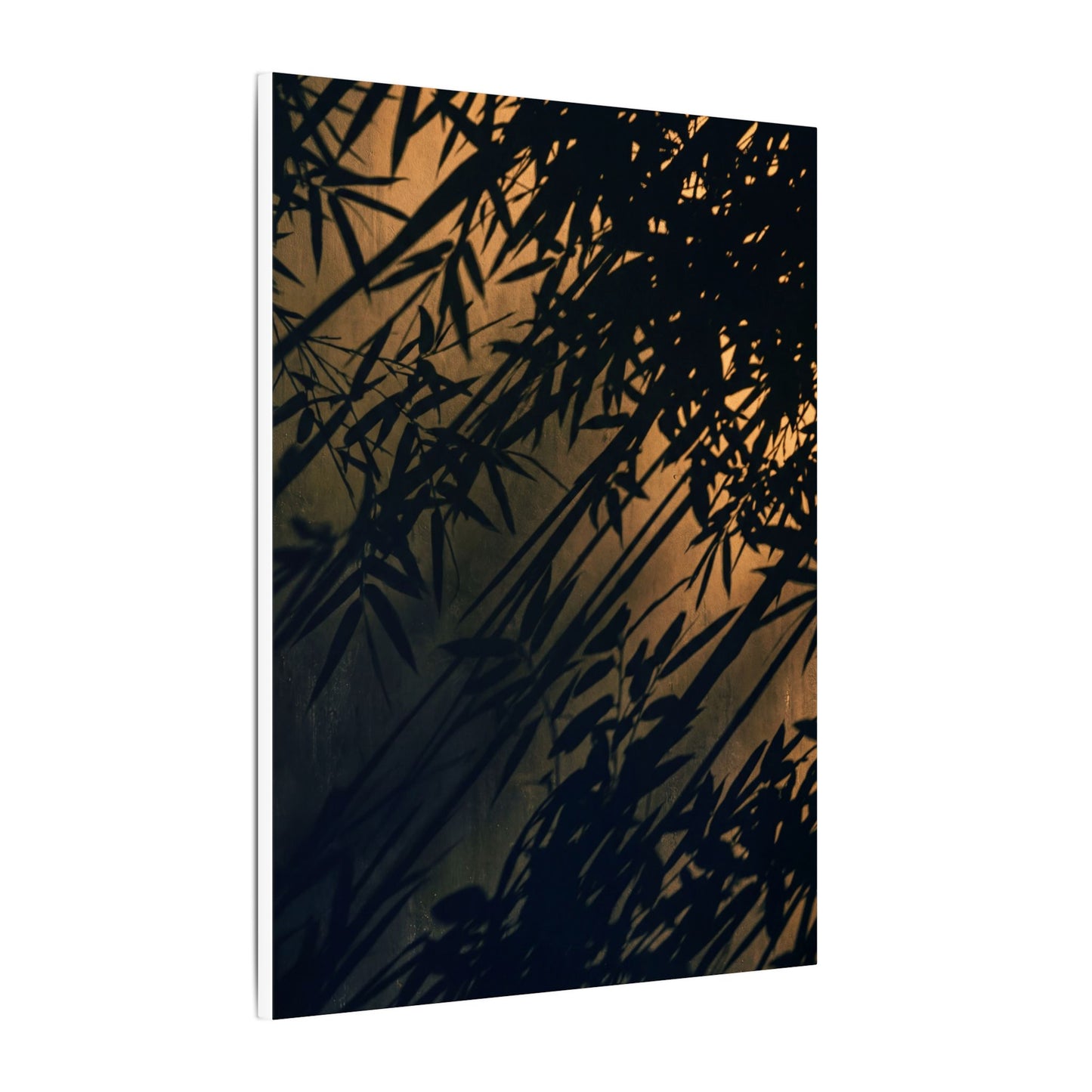 Sophisticated Shadow Play Canvas Art - Shadow Zen Dark Japandi
