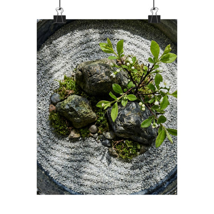 Ceramic Bowl Spring Wall Art Print | Zen Tranquil Design