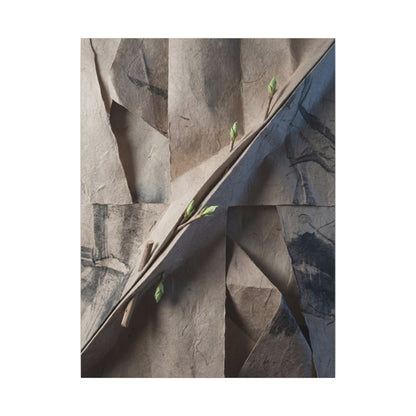Paper Fold Canvas Art | Spring Japandi Japanese Pattern Art