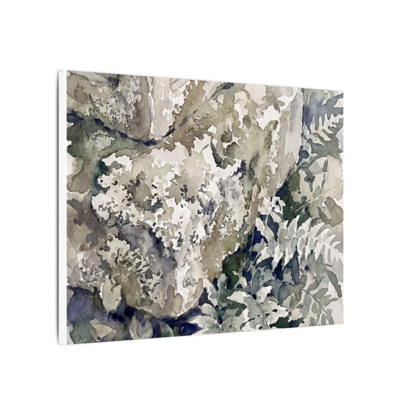 Stone Lantern Watercolor Canvas Art | Elegant Japandi Art