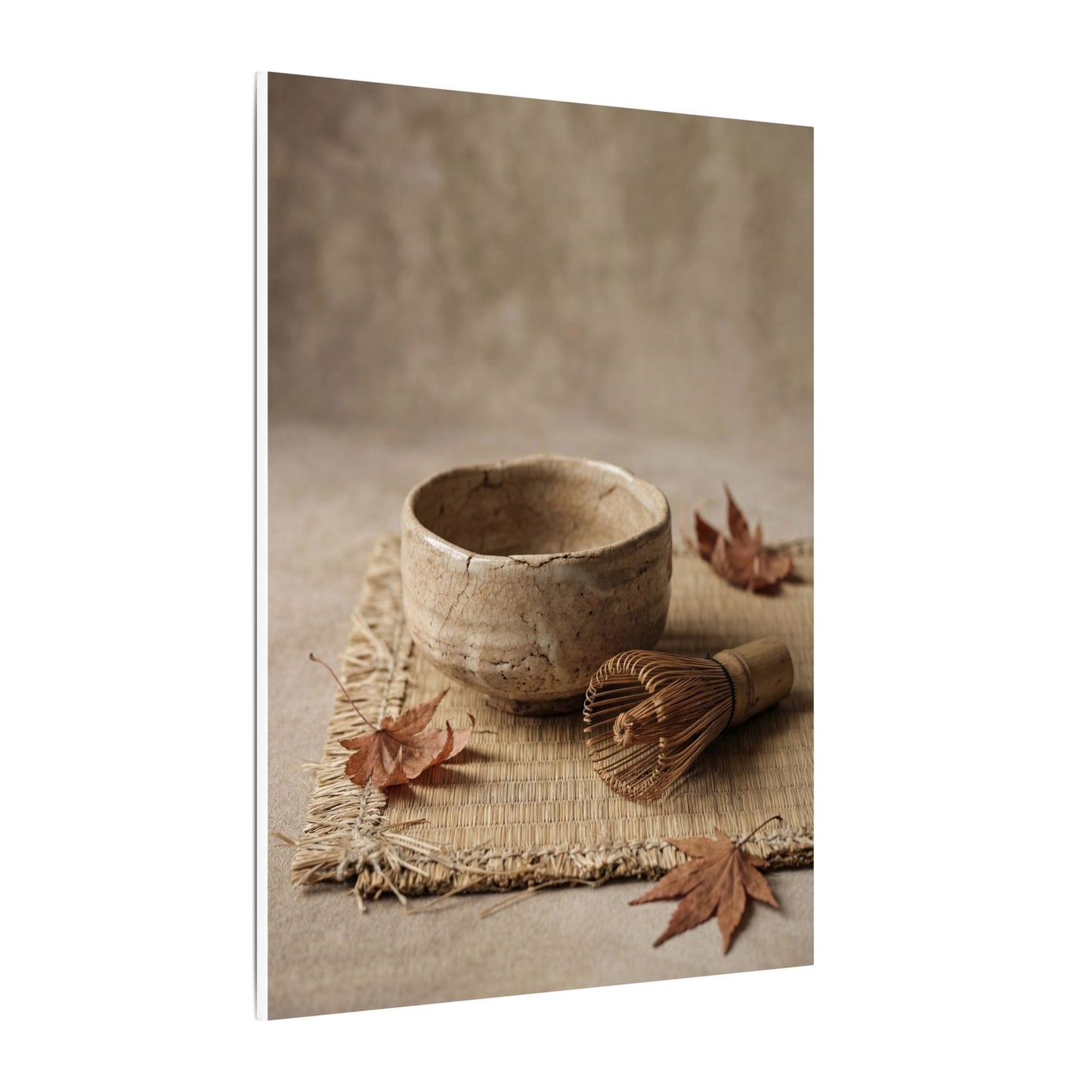 Ma Tea Ceremony Canvas Art - Japandi Texture