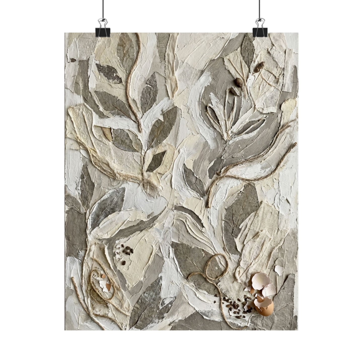 Japandi Textured Wall Art Print Art Print