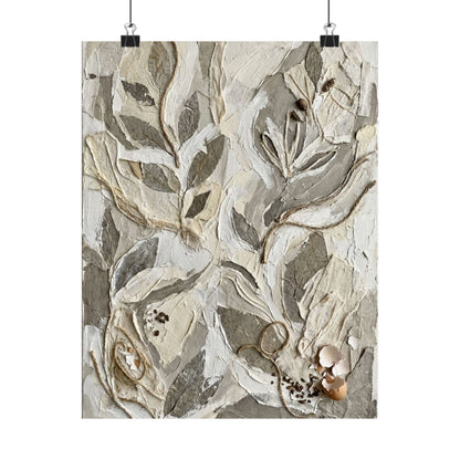 Japandi Textured Wall Art Print Art Print