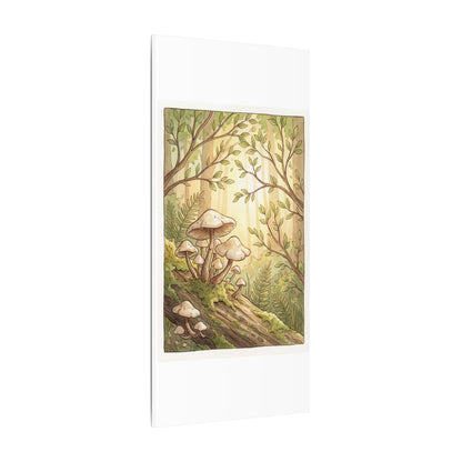 Spring Wild Mushrooms Mushroom Illustration Canvas Art | Cozy Decor