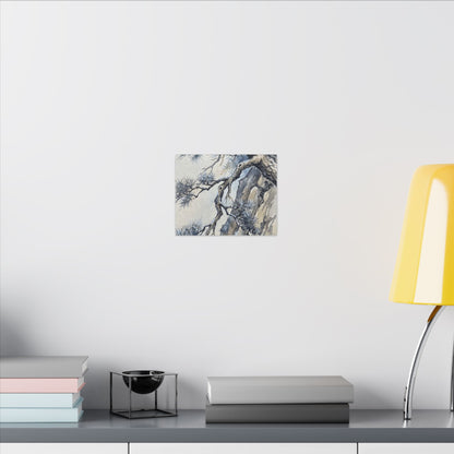 Moonlight Pine Tree Canvas Art - Japandi Seijaku