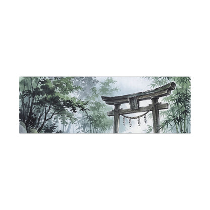 Moonlight Torii Gate Canvas Art - Zen Fukinsei