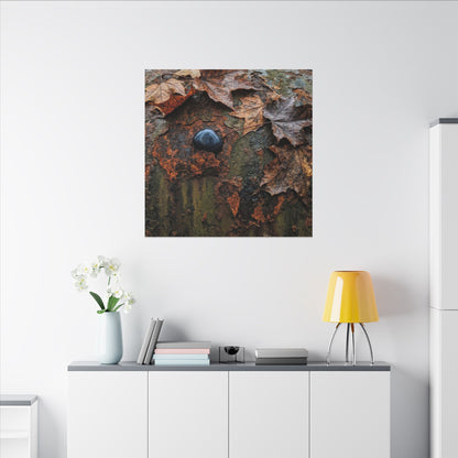 Datsuzoku Rust Patina Canvas Art - Dark Japandi Moody Minimal