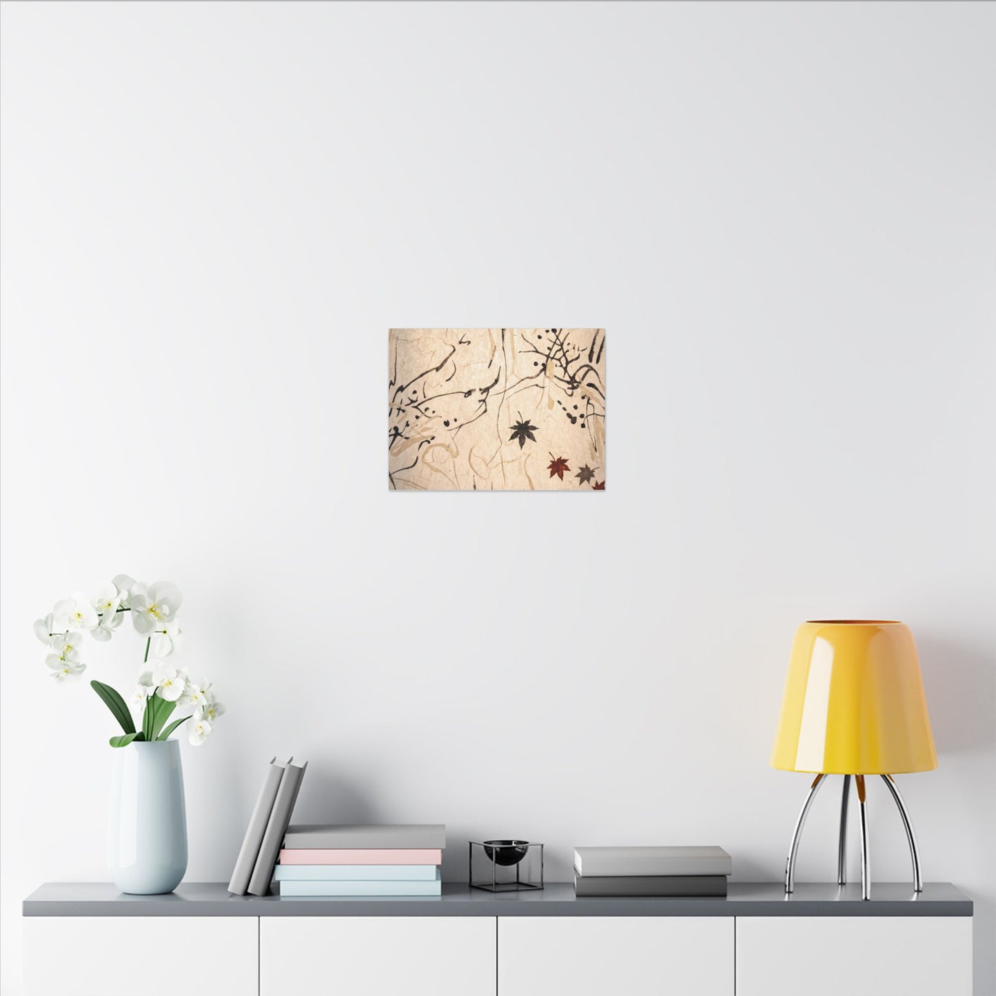 Golden Hour Shoji Screen Canvas Art - Japandi Fukinsei