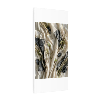 Spring Silk Drape Texture Canvas Art | Warm Decor