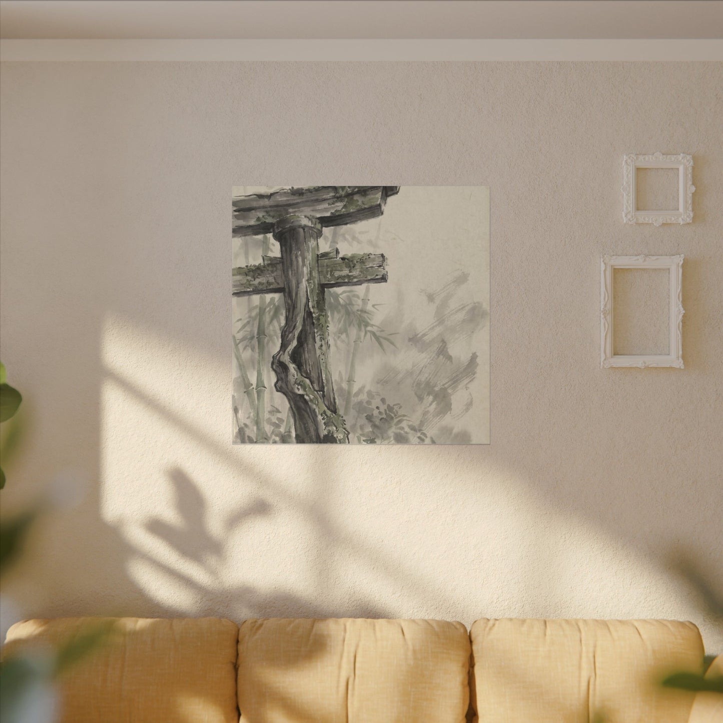 Torii Gate Summer Canvas Art | Zen Tranquil Design