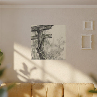 Torii Gate Summer Canvas Art | Zen Tranquil Design