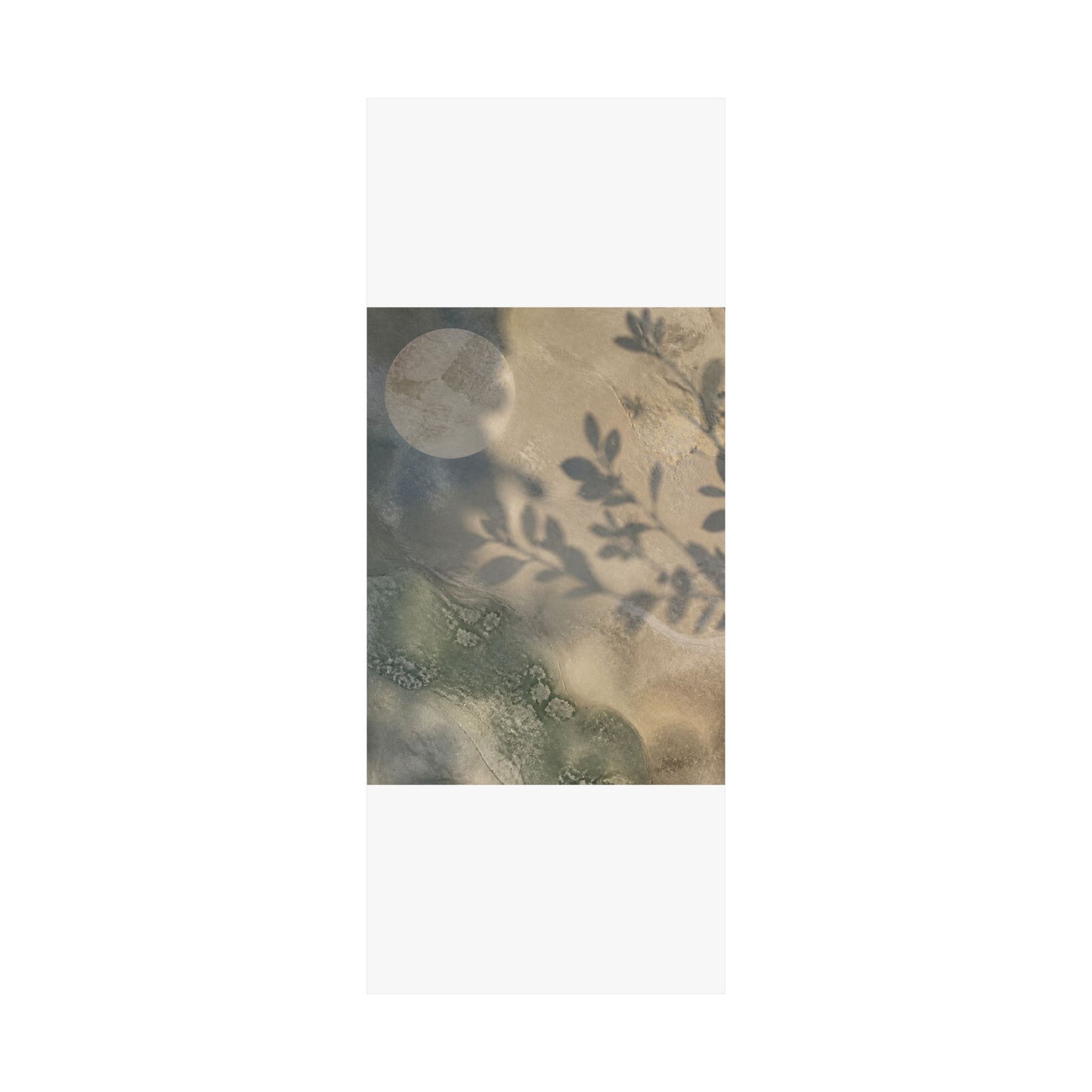 Winter Shadow Play Texture Wall Art Print | Cozy Decor