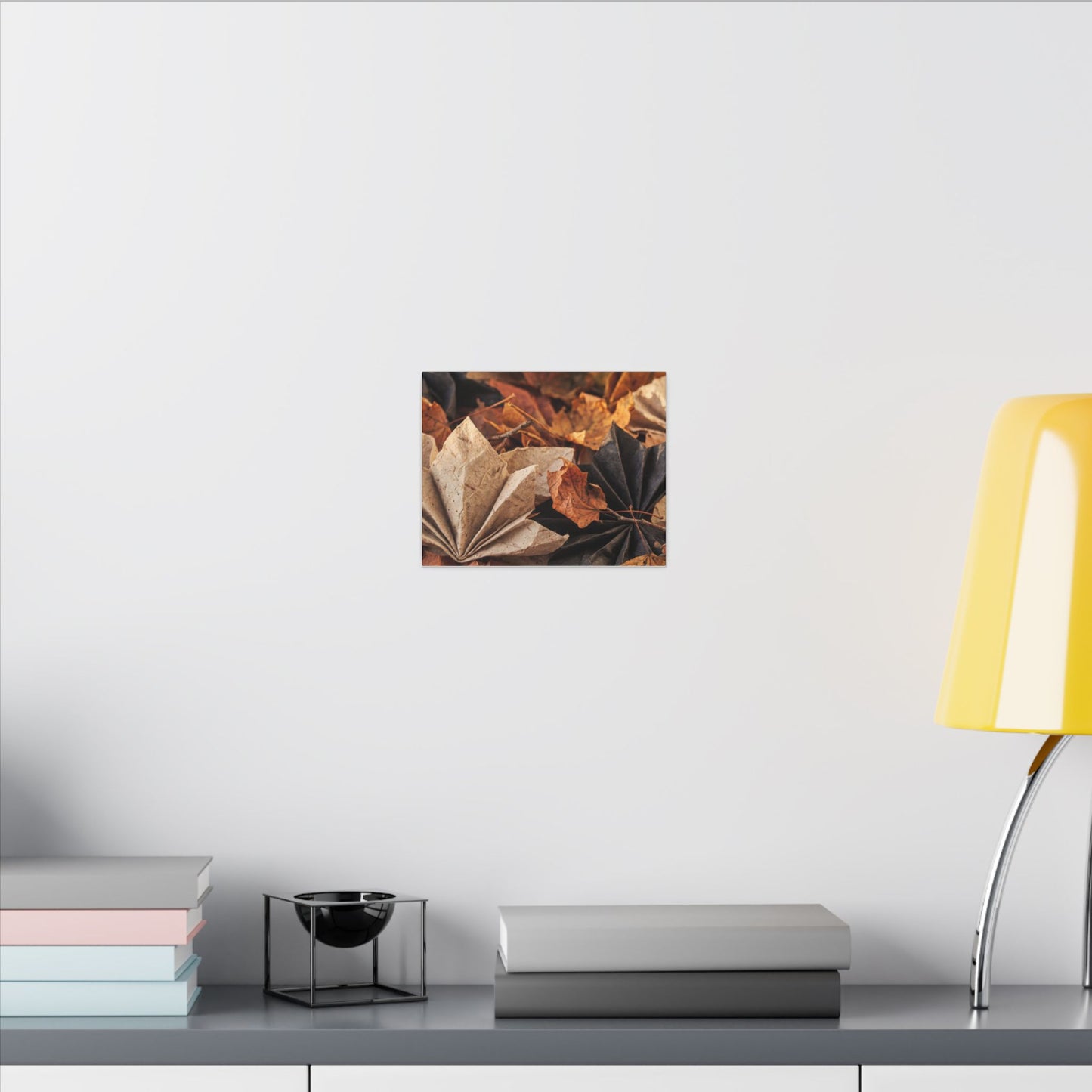 Paper Fold Texture Canvas Art | Elegant Japandi Art