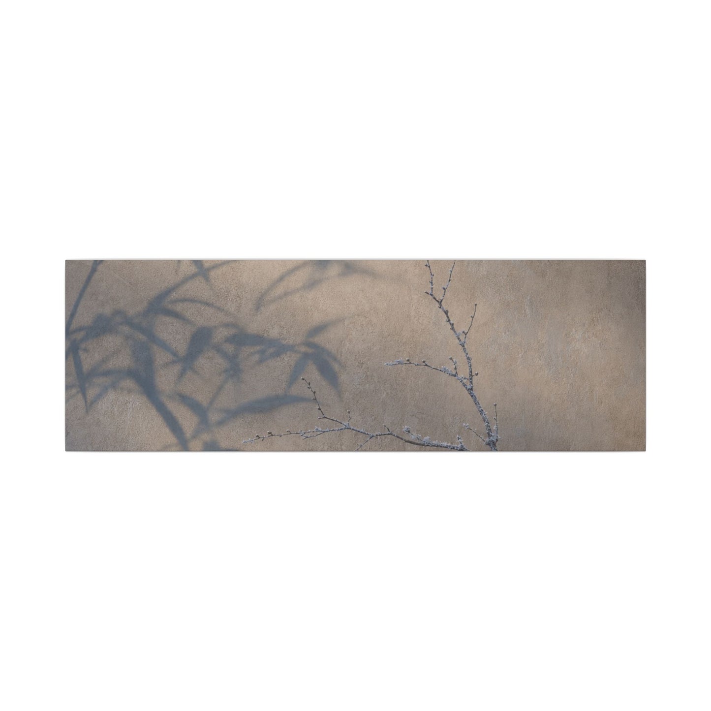 Shadow Play Canvas Art | Winter Japandi Japanese Pattern Art