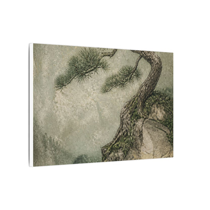 Fukinsei Pine Tree Canvas Art - Japandi Texture