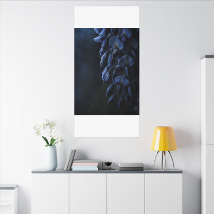 Winter Wisteria Shadow Zen Canvas Art | Atmospheric Decor
