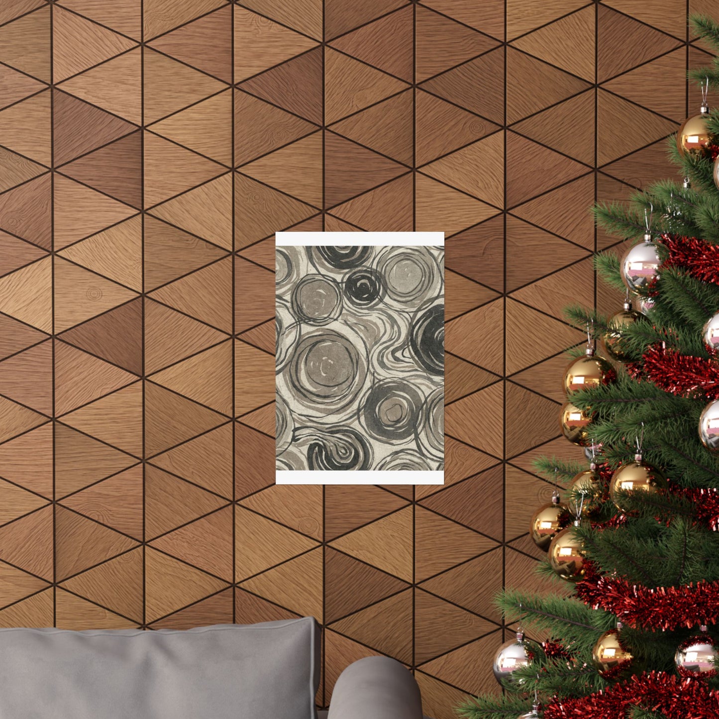 Wabi-sabi Pattern Japandi Japanese Pattern Wall Art Print