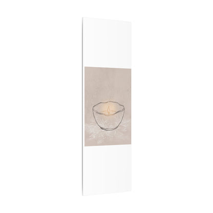 Ceramic Bowl Minimal Line Canvas Art | Neutral Japandi Art