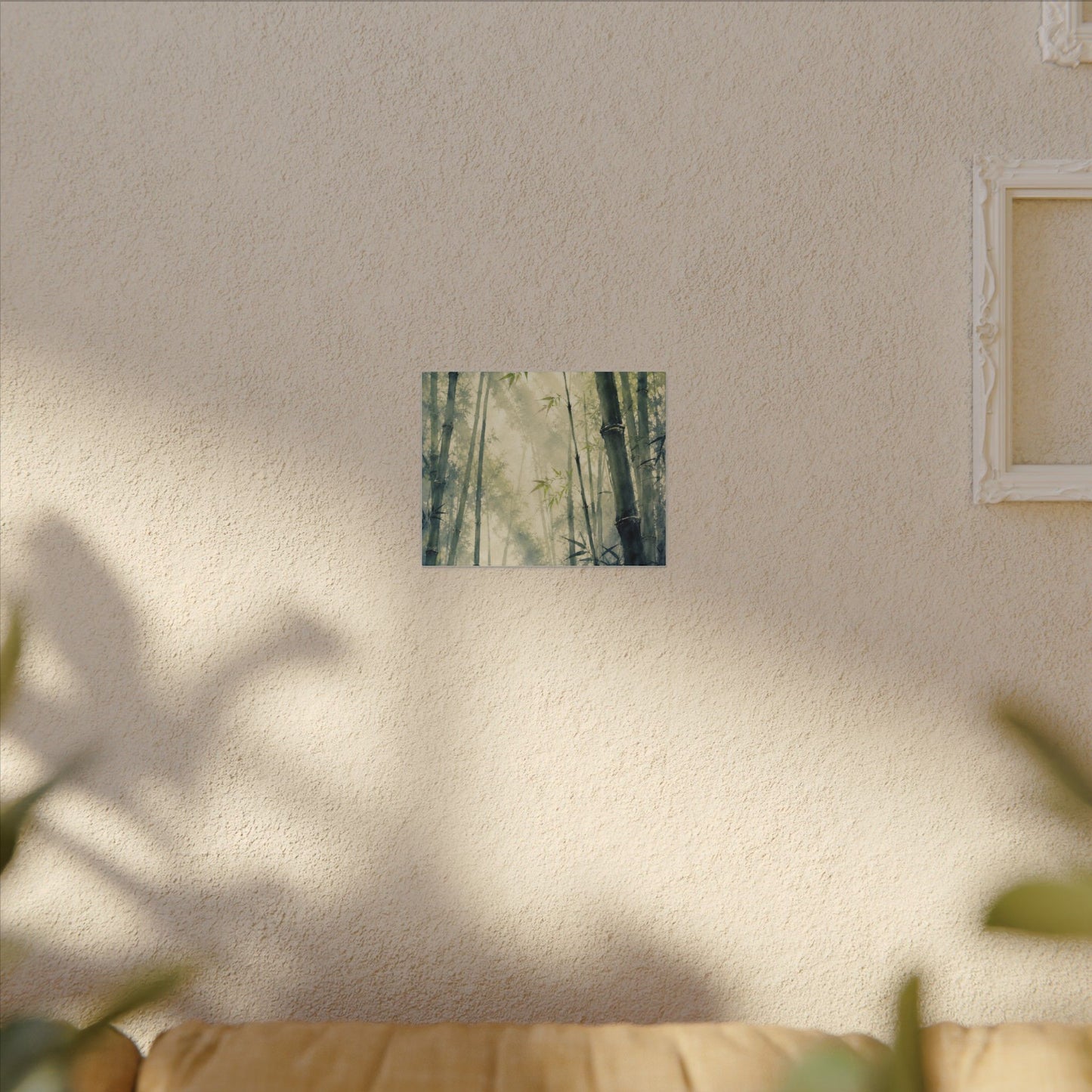 Bamboo Grove Spring Canvas Art | Zen Serene Design