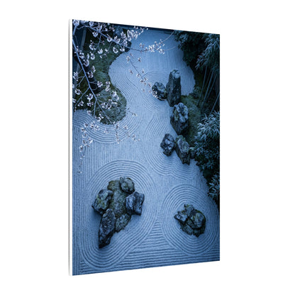 Earthy Silk Drape Canvas Art - Minimal Line Japandi