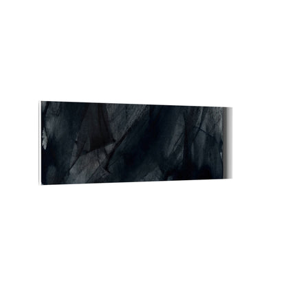 Deep Tones Dark Japandi Charcoal Canvas Art