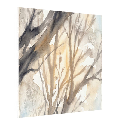 Ma Shadow Play Canvas Art - Japandi Watercolor