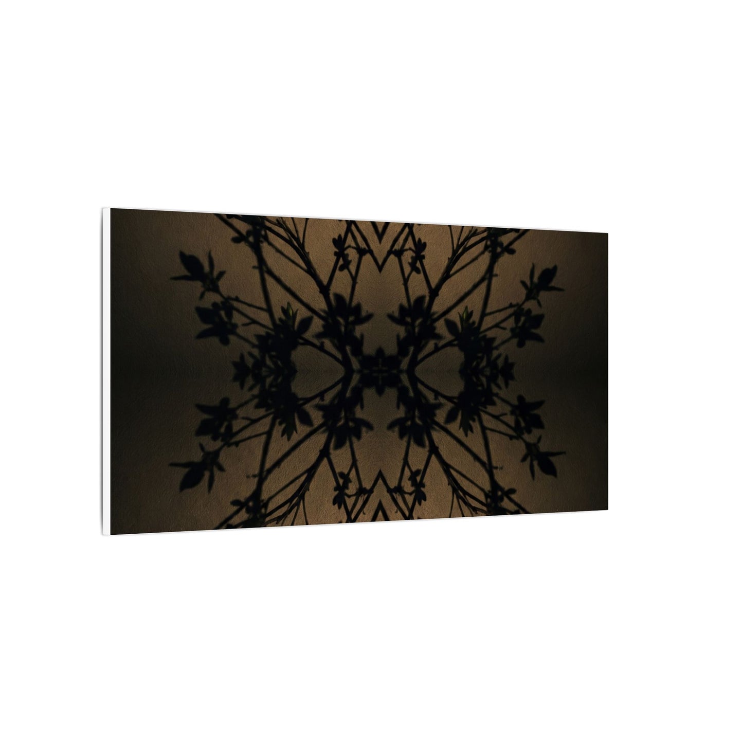 Golden Hour Shadow Play Canvas Art - Dark Japandi Seijaku