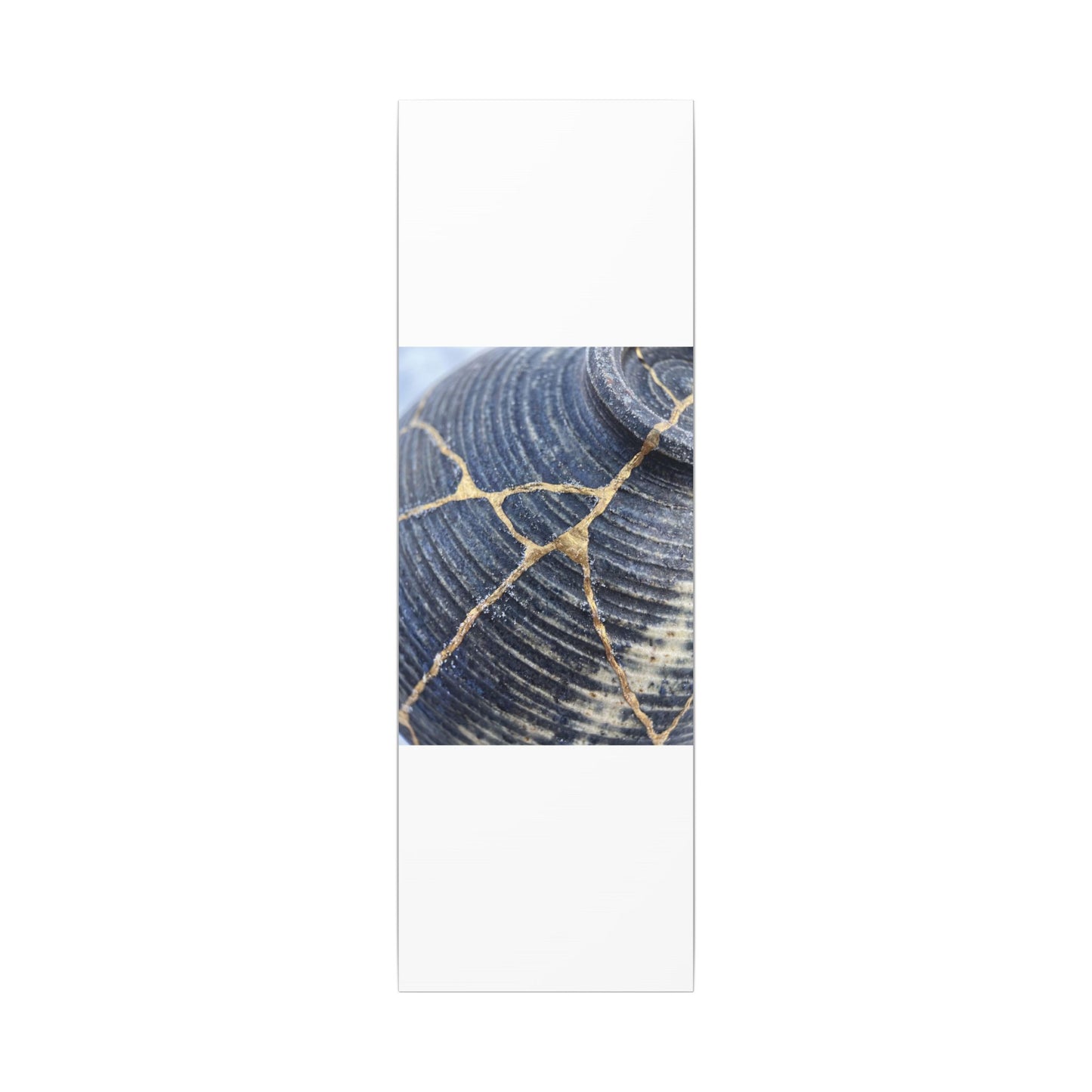 Shibui Water Ripple Canvas Art - Kintsugi Gold Repair