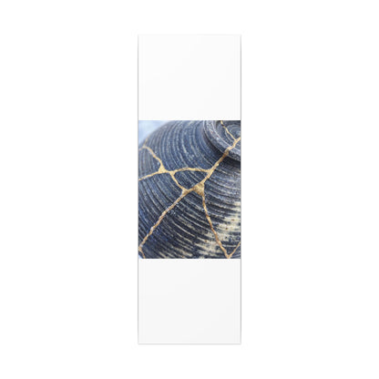Shibui Water Ripple Canvas Art - Kintsugi Gold Repair