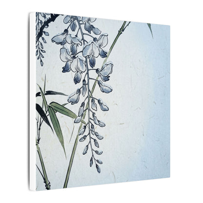 Zen Wisteria in Moonlight | Ukiyo E Inspired Canvas Art