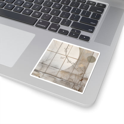 Overcast Shoji Screen Sticker - Japandi Datsuzoku