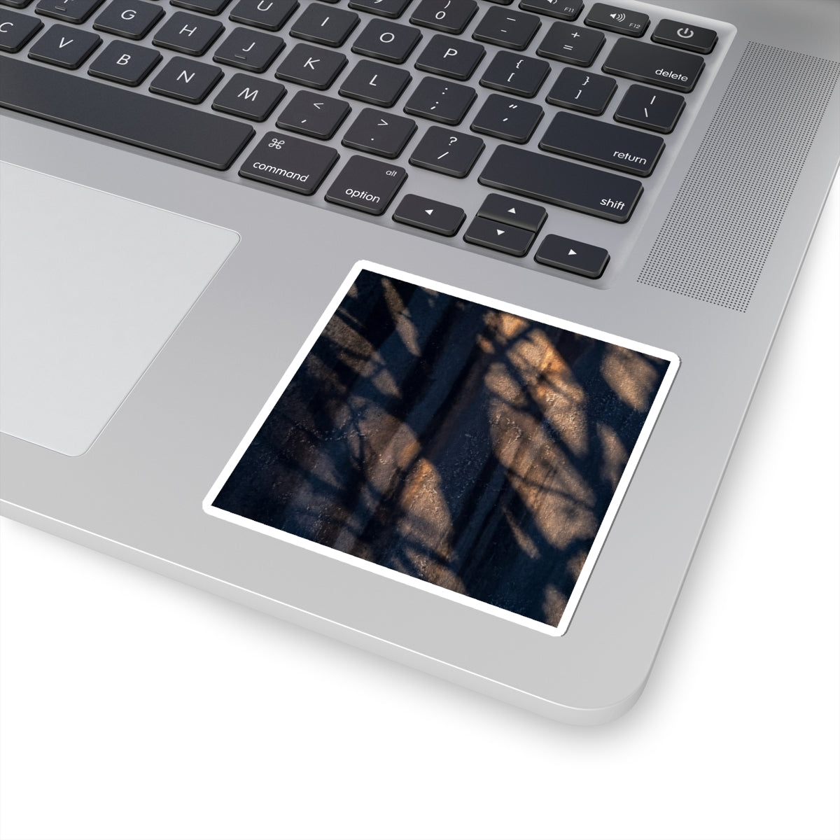Shadow Play Shadow Zen Sticker | Atmospheric Dark Japandi Art Art Print