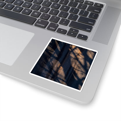 Shadow Play Shadow Zen Sticker | Atmospheric Dark Japandi Art Art Print