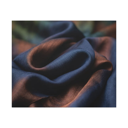Summer Silk Drape Shadow Zen Canvas Art | Sophisticated Decor