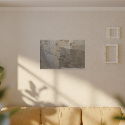 Neutral Shadow Play Canvas Art - Texture Japandi
