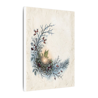 Winter Shoji Screen Forest Whimsy Canvas Art | Enchanting Decor