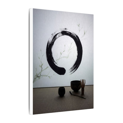 Tea Ceremony Enso Canvas Art | Peaceful Zen Art