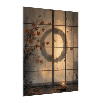 Shoji Screen Texture Canvas Art | Earthy Japandi Art