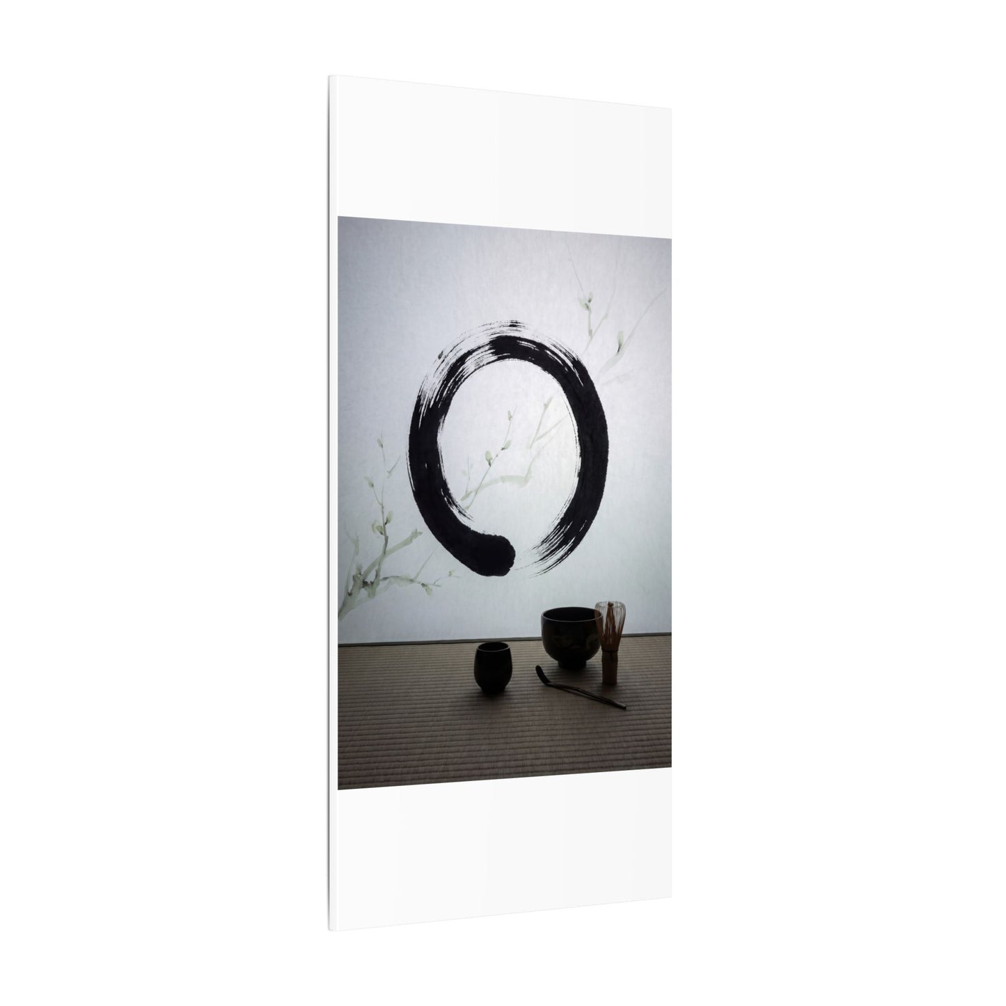 Tea Ceremony Enso Canvas Art | Peaceful Zen Art