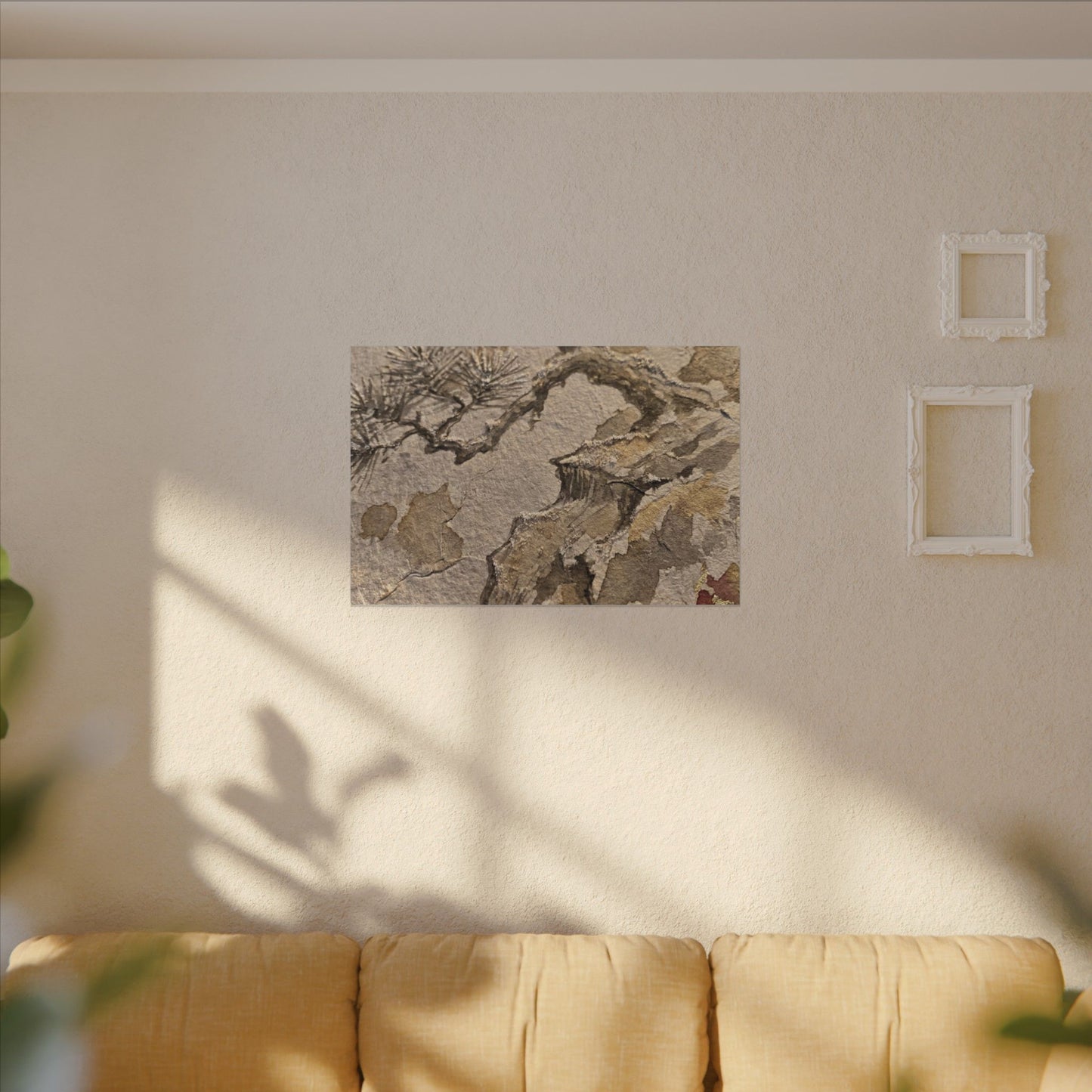 Pine Tree Canvas Art | Winter Japandi Japanese Pattern Art