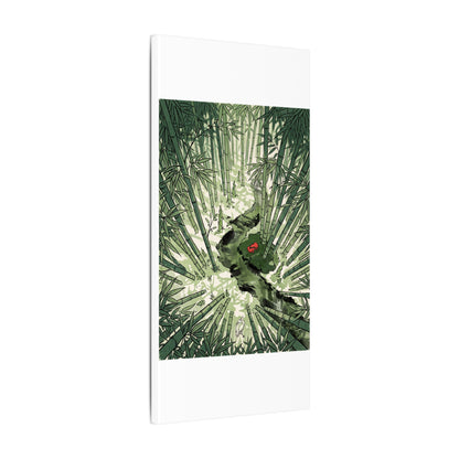 Peaceful Bamboo Grove Canvas Art - Ukiyo E Inspired Zen