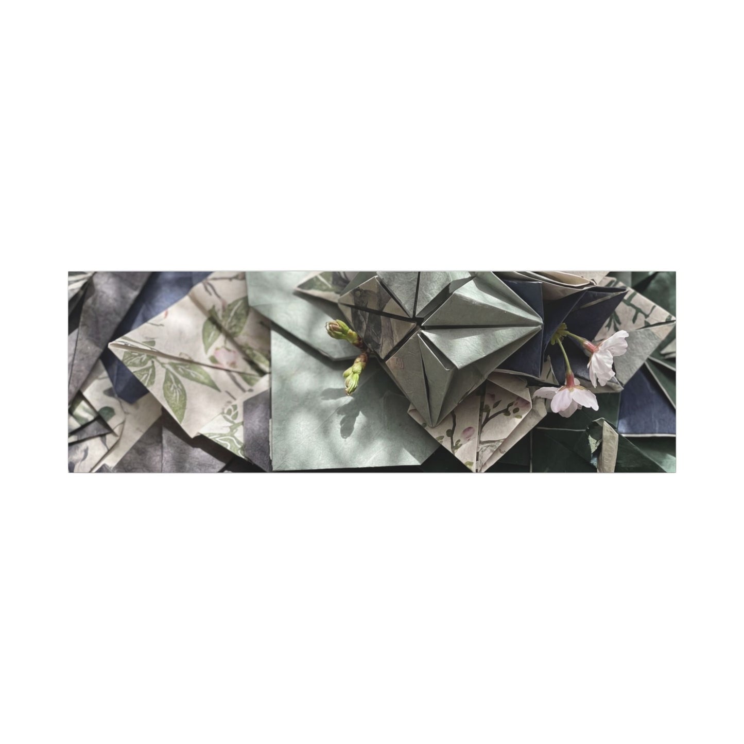 Shibui Paper Fold Canvas Art - Japandi Japanese Pattern