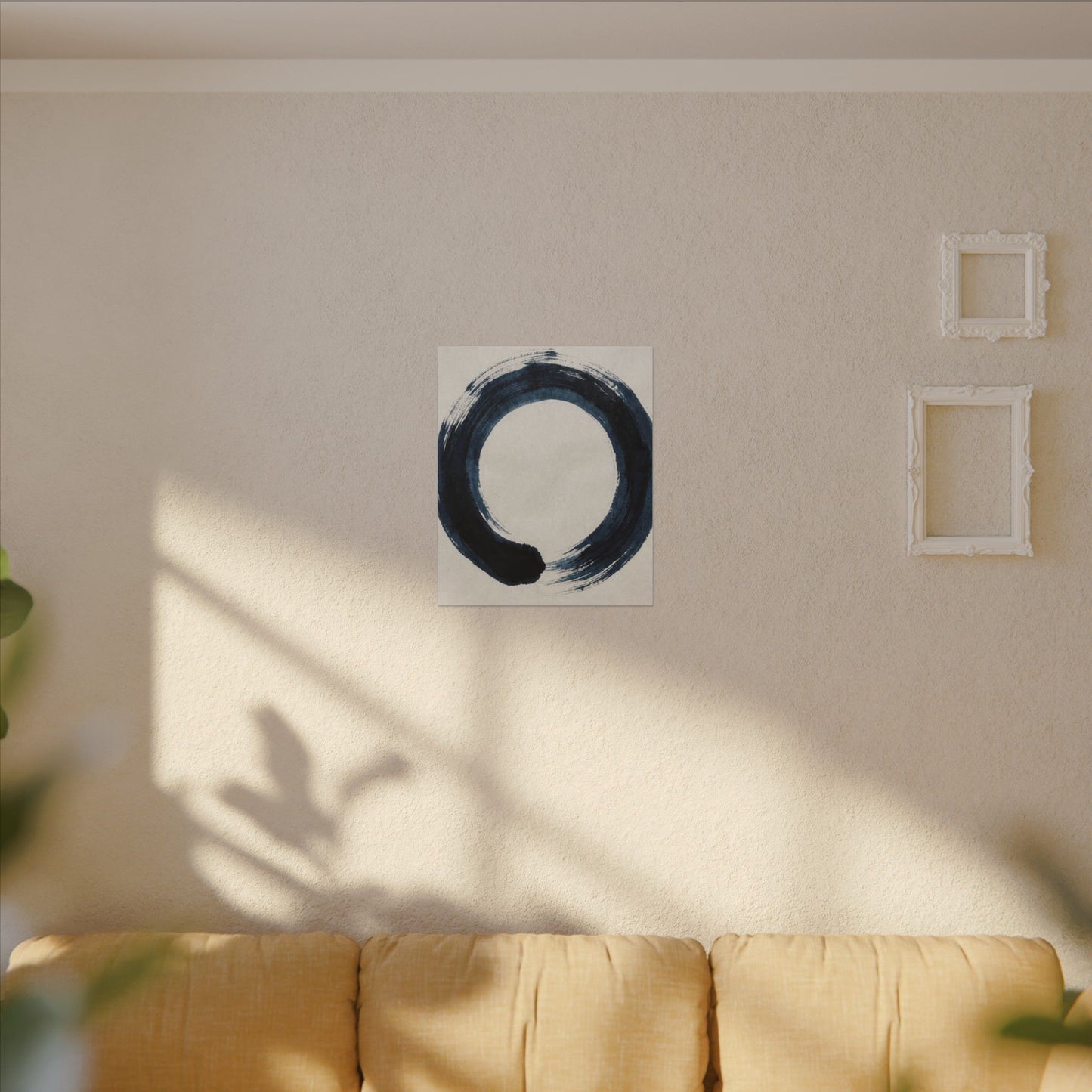 Balanced Meditation Zen Enso Canvas Art