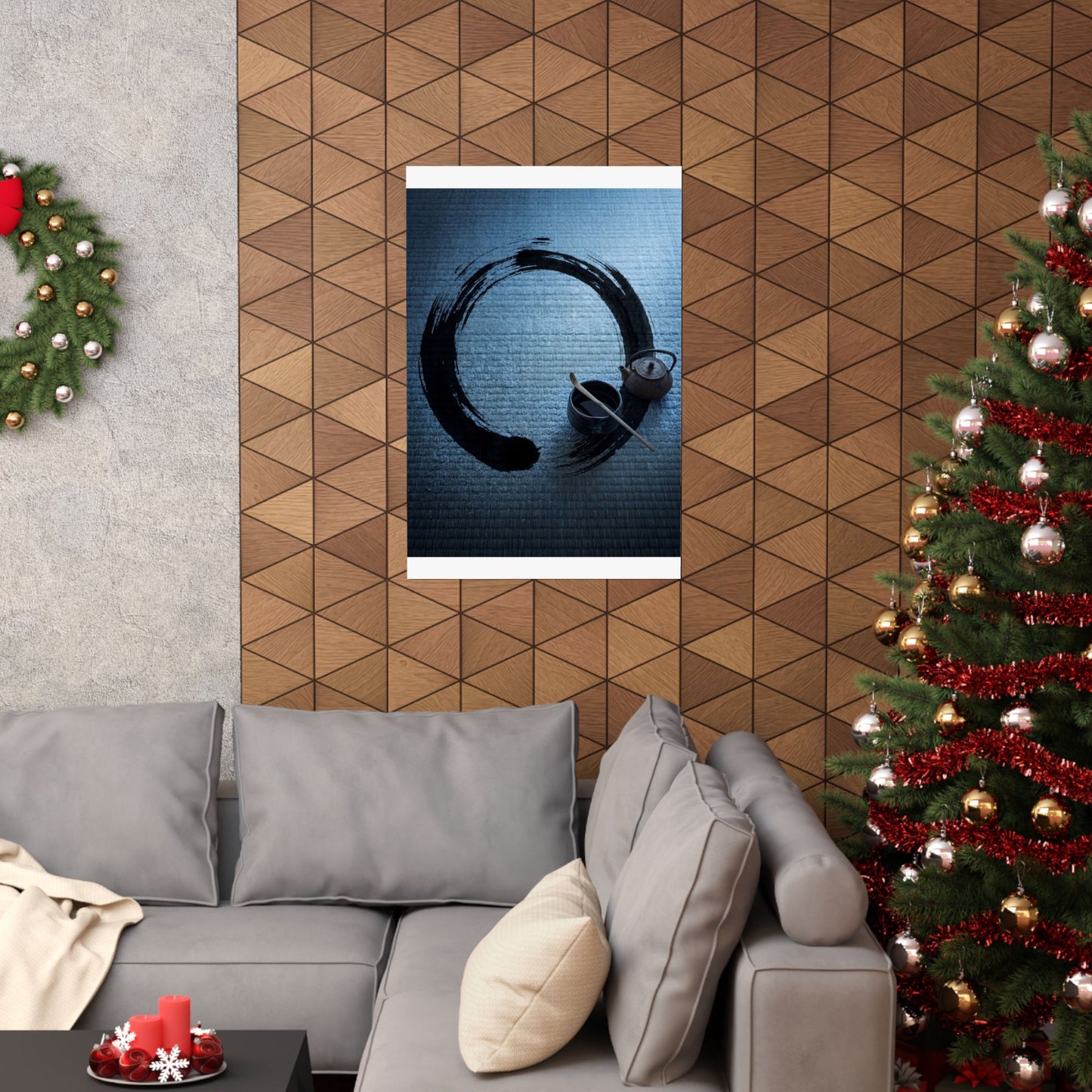 Peaceful Tea Ceremony Wall Art Print - Enso Zen