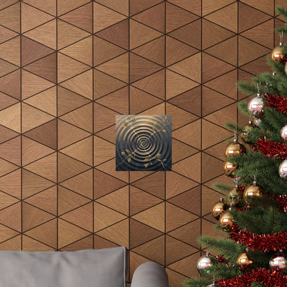 Kanso Water Ripple Wall Art Print - Kintsugi Gold Vein