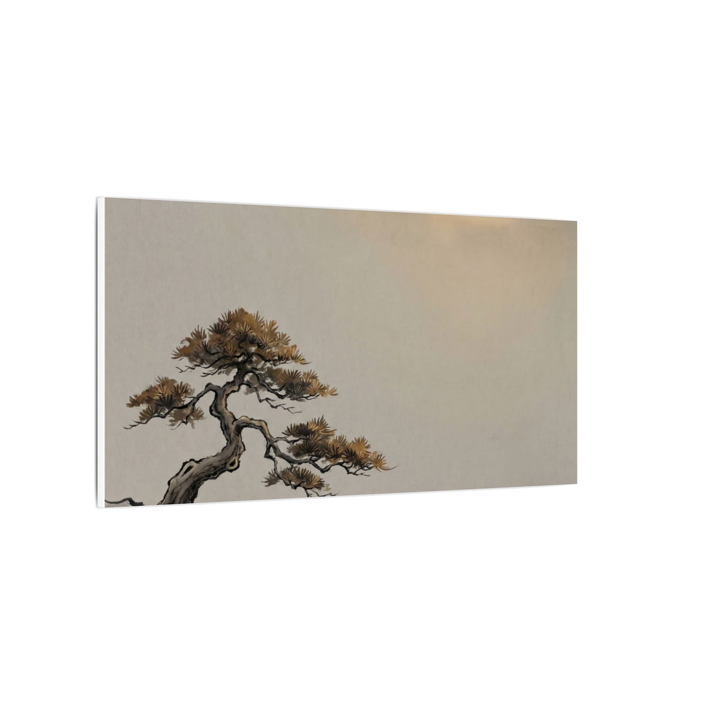 Pine Tree Canvas Art | Autumn Zen Karesansui Art