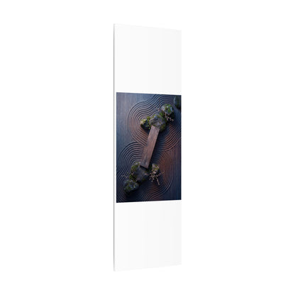 Spring Rock Garden Moody Minimal Canvas Art | Atmospheric Decor