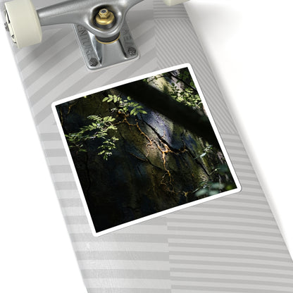 Dappled Cracked Earth Sticker - Dark Japandi Ma