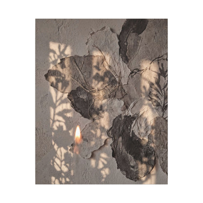 Shadow Play Summer Canvas Art | Japandi Elegant Design