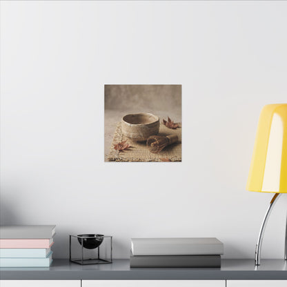 Ma Tea Ceremony Canvas Art - Japandi Texture